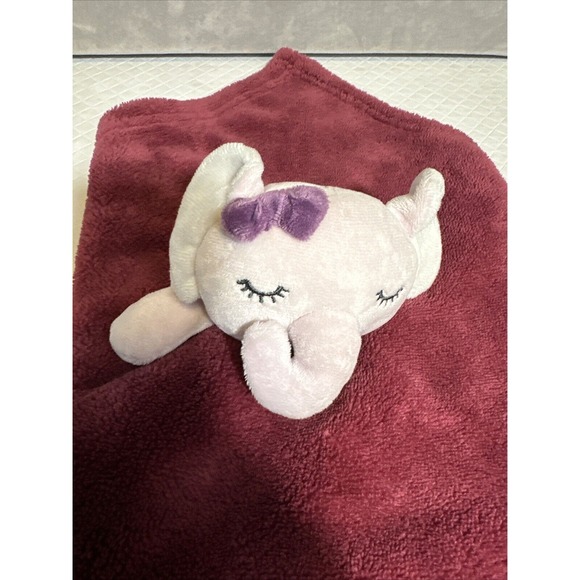 Baby Gear Elephant Baby Pink Lovey Plush Lovie‎ Stuffed Animal Security Blanket - Picture 2 of 7